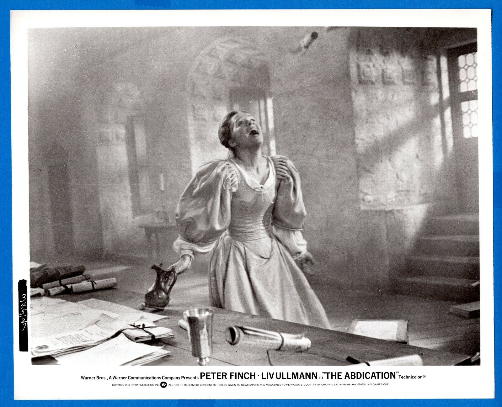 LIV ULLMANN Actress 8x10 Promo News Vintage Photo Poster painting THE ABDICATION Movie 1974