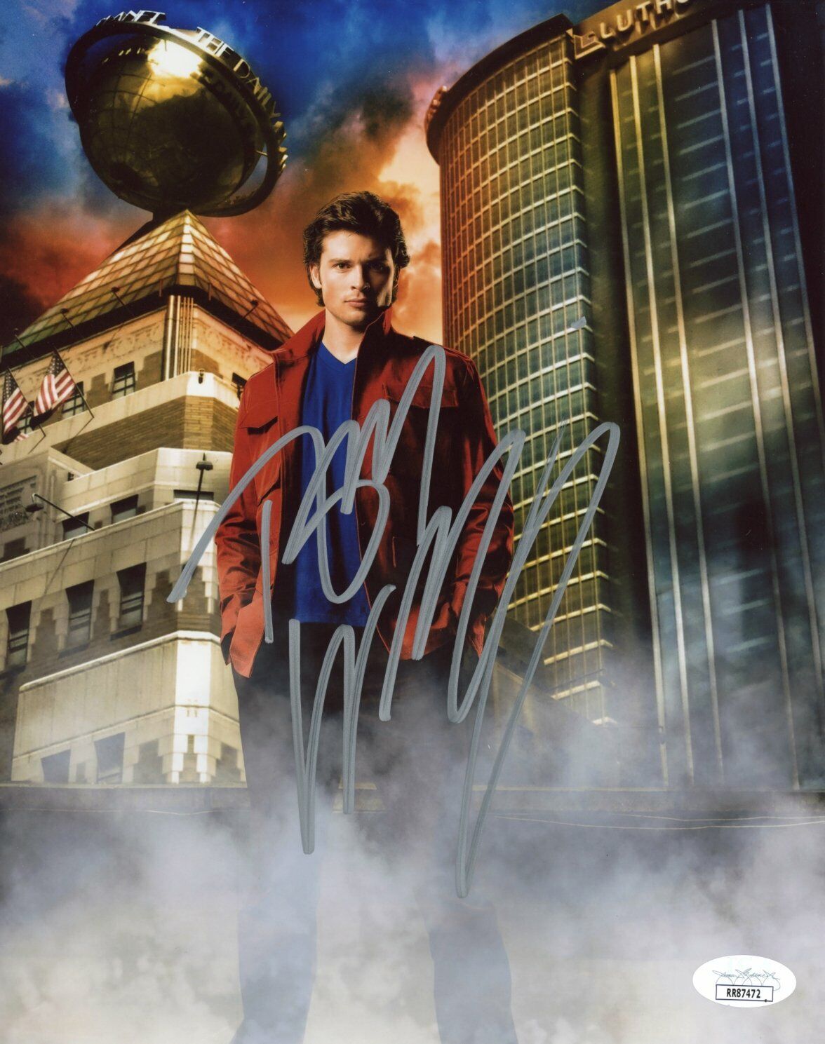 Tom Welling Clark Kent Smallville 8x10 Photo Poster painting Signed Autograph JSA Certified COA