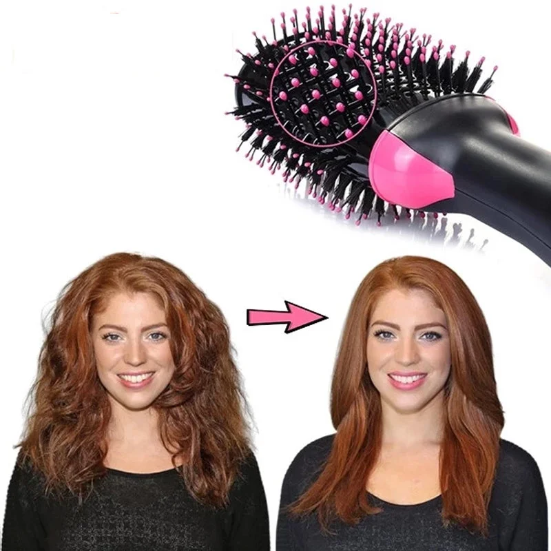2 in 1 Hair Dryer and Electric Hair Brush
