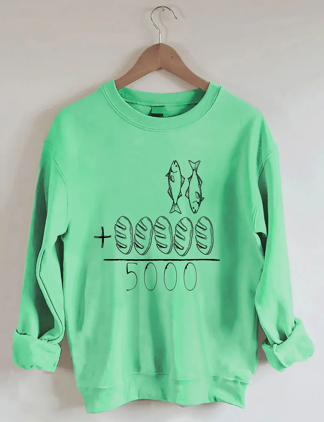 Jesus Feeds The 5000 Sweatshirt