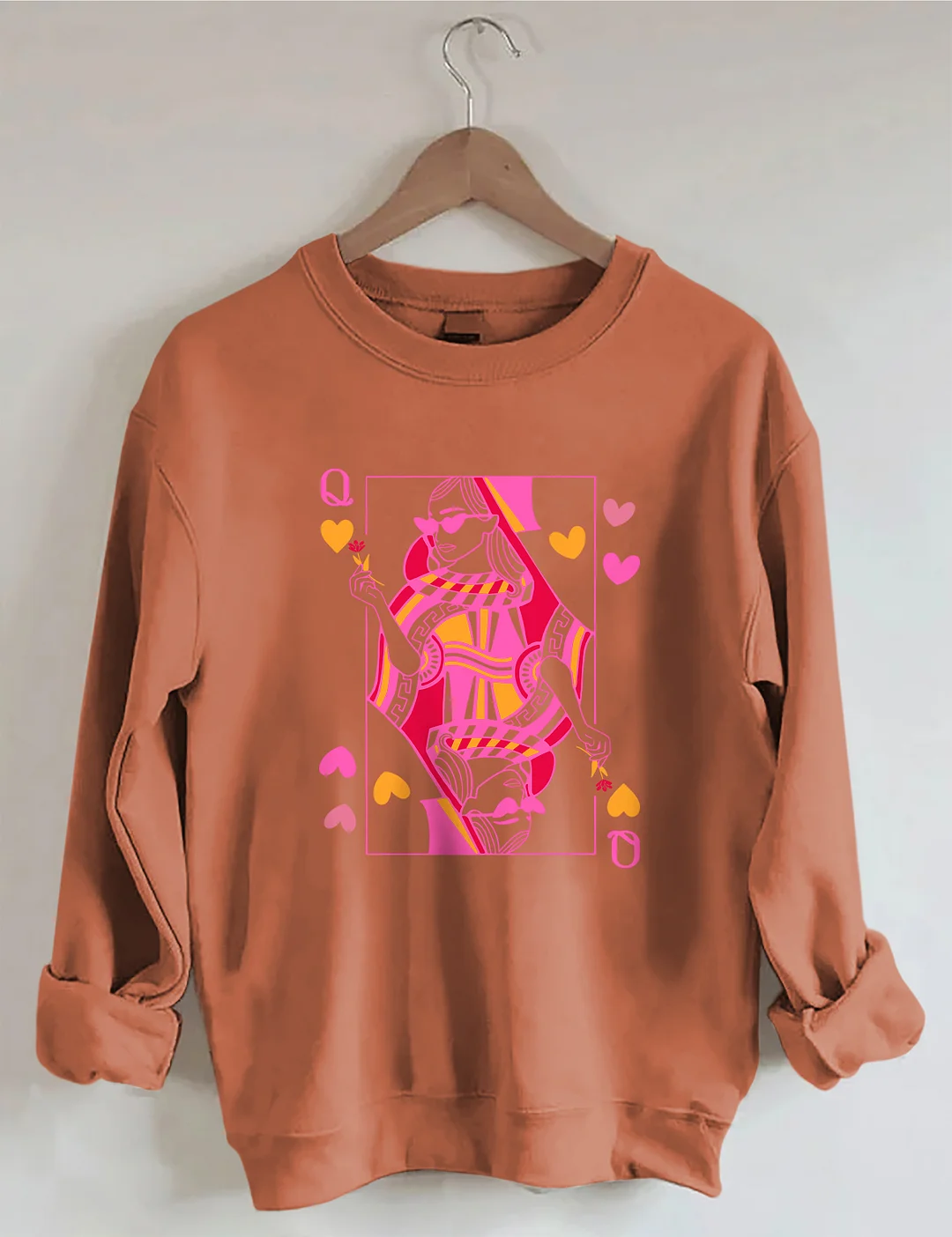 Queen Of Hearts Valentine's Day Sweatshirt