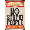 (Multi Style)Warning - Metal Tin Signs(8*12Inch)