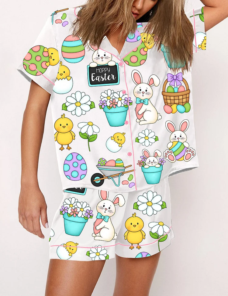Women's Hoppy Easter Pajama Set
