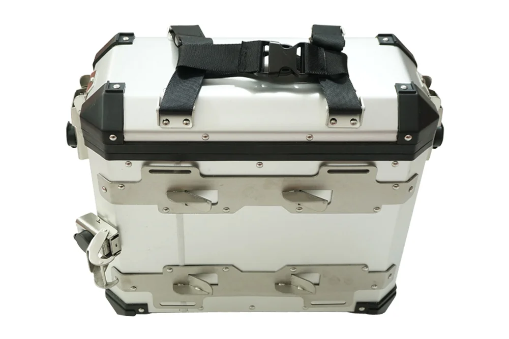 CJ750 Motorcycle Aluminium  Panniers SaddleBags for URAL 750 whit mount