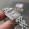 Panth&egrave;re De Cartier women watch W4PN0008 Medium Model Quartz Movement Steel Diamonds（27&times;37mm）Super clone