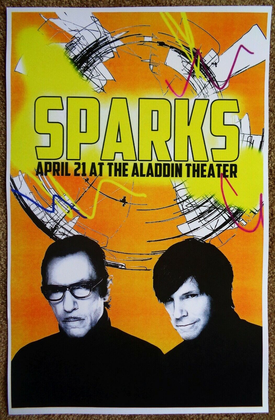 SPARKS 2013 Gig POSTER Portland Oregon Concert