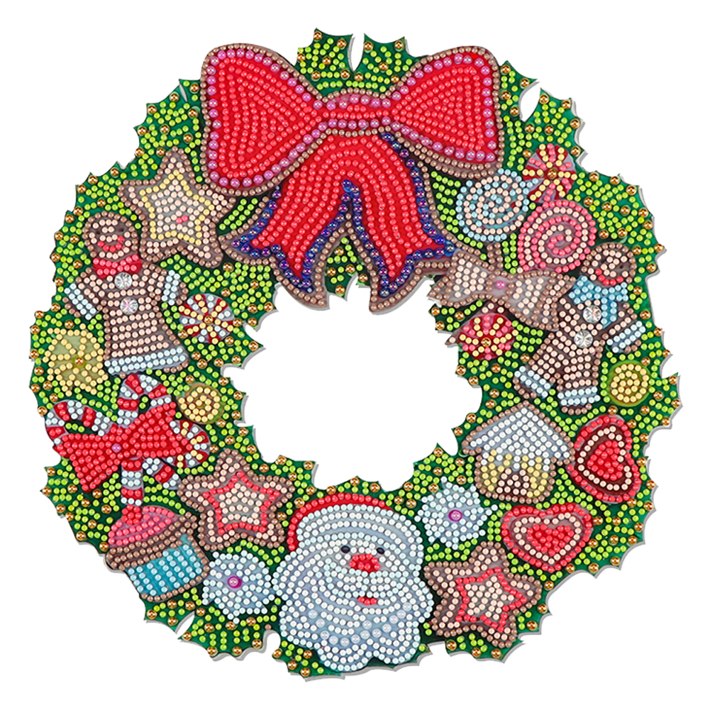 

Christmas Wreath - 5D DIY Craft Pendant - 30*30CM, 501 Original