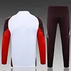 2024/2025 Bayern Munich Half-Pull Training Suit White Football Shirt 1:1 Thai Quality