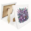 5D DIY Partial Special Shaped Drill Diamond Painting Kit Xmas Decor With Frame Kit 18x18cm