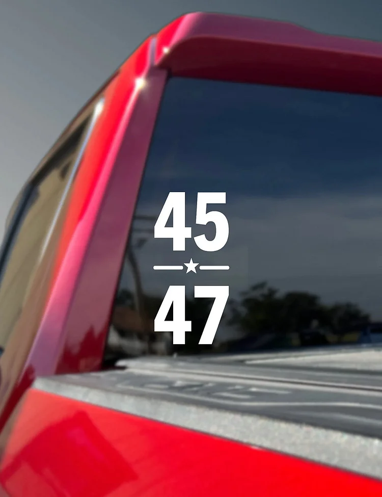 45 47 Car Sticker
