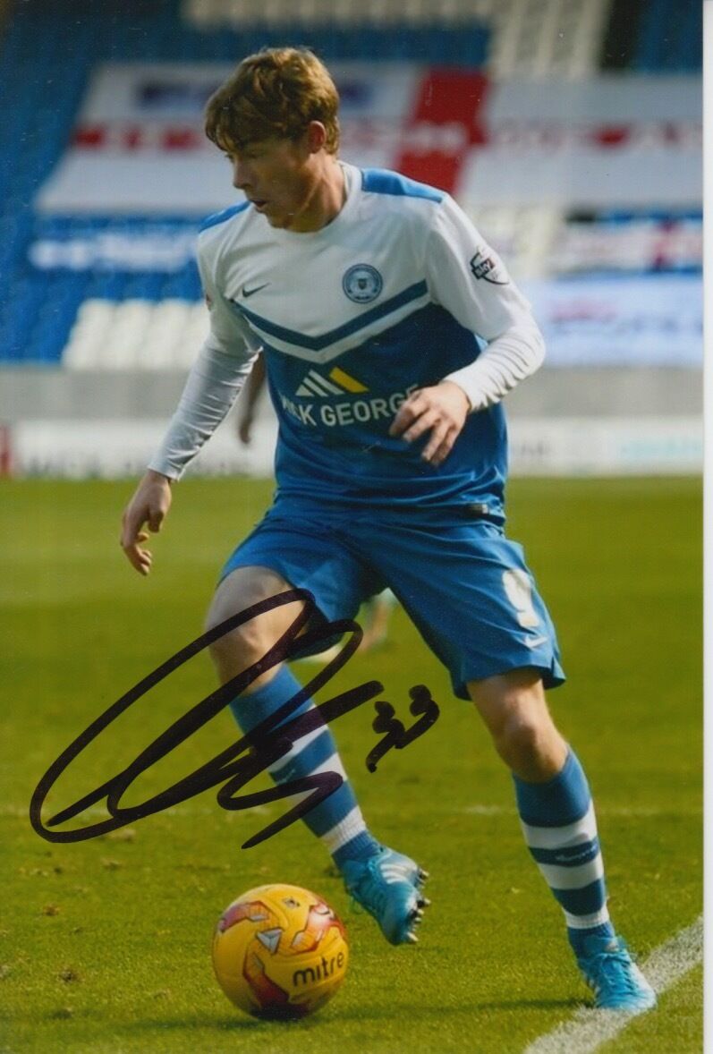 PETERBOROUGH UNITED HAND SIGNED LUKE JAMES 6X4 Photo Poster painting 1.