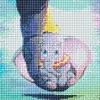 Diamond Painting -DIY Round Drill Cartoon Fly Elephant