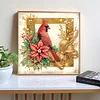 Diamond Painting-DIY Crystal Rhinestone Christmas Cardinal