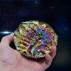 Natural Crystal Bismuth Metal Bismuth Ore Small Bowl Ore Colorful Mineral Stone Raw Stone Specimen Collection Ornaments Gemstone