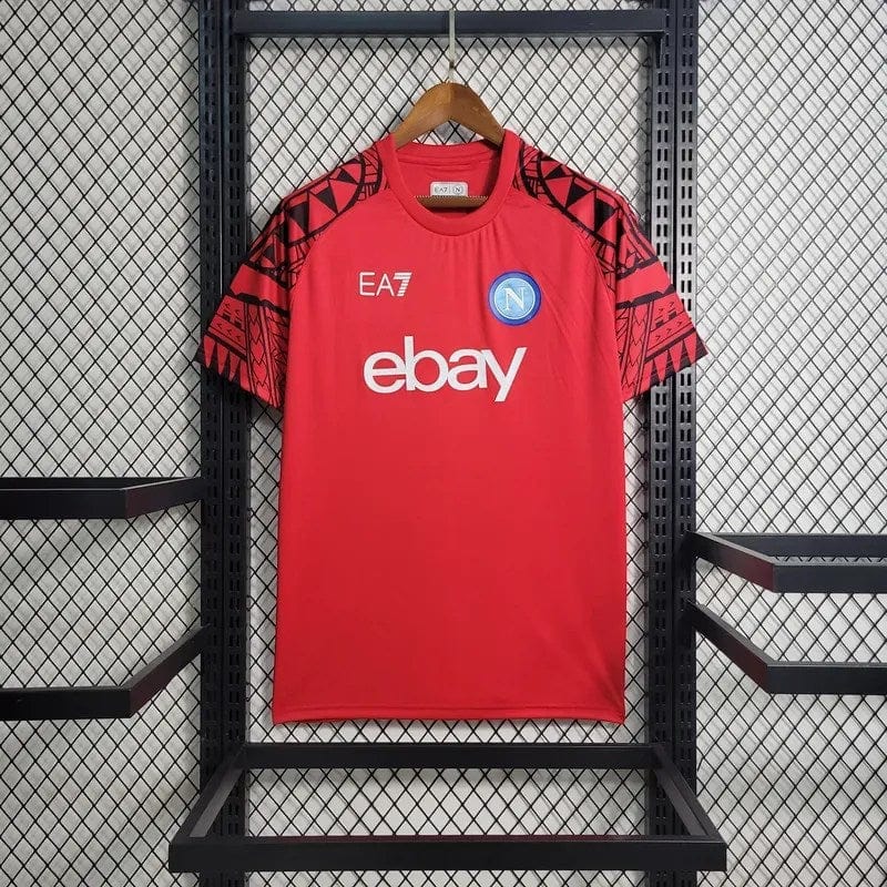 2023/2024 Napoli Training Wear Red Soccer Jersey 1:1 Thai Quality mysite
