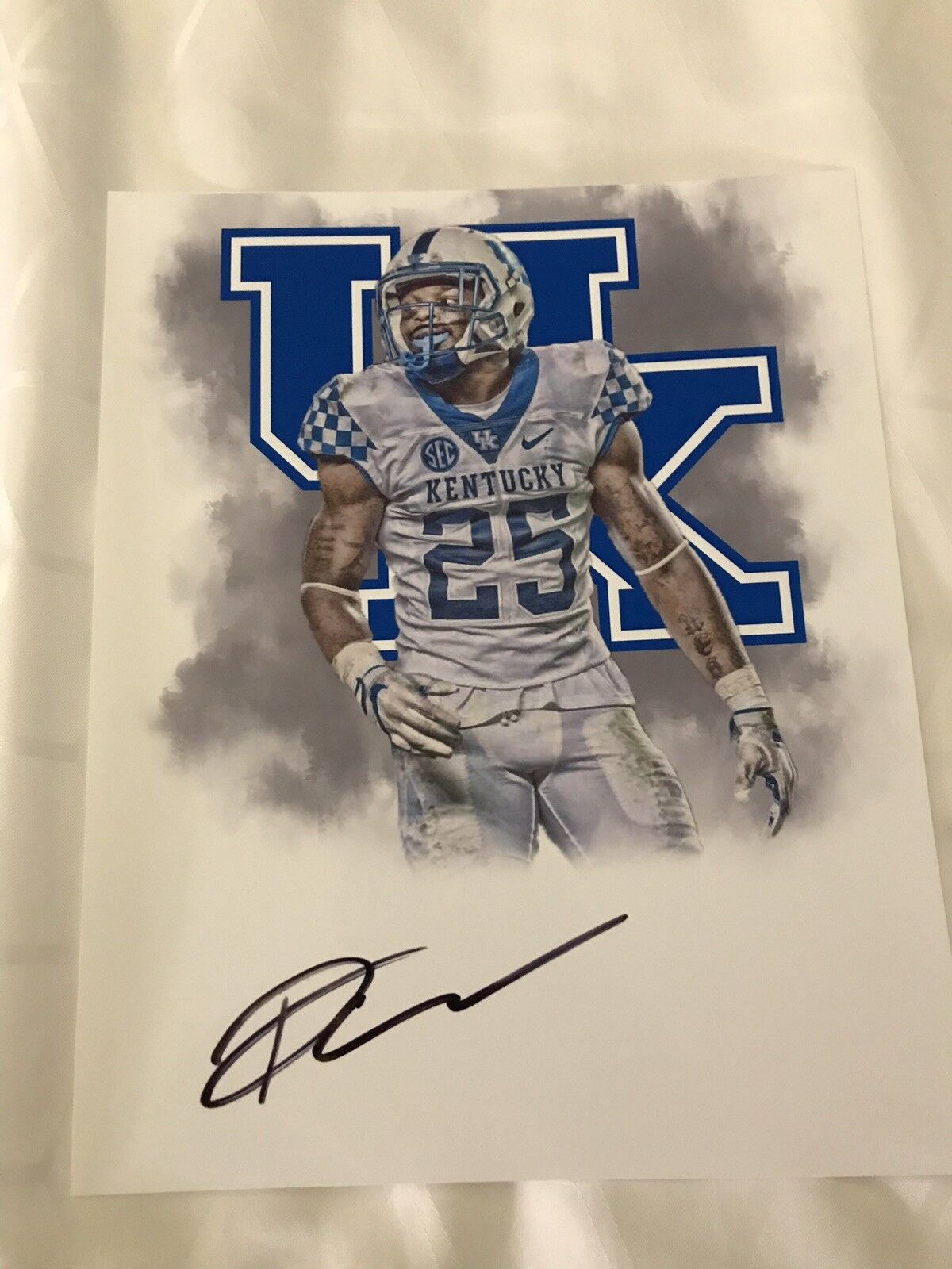 Darius West Kentucky Wildcats signed autographed 8x10 football Photo Poster painting 2019 NFL