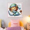 Sleeping Lion-11CT Stamped Cross Stitch 40*40cm/15.75*15.75in