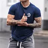 Men's Letter Printing Basic T-shirt by Inlyline