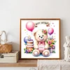 Diamond Painting -DIY Round Drill Birthday Bear
