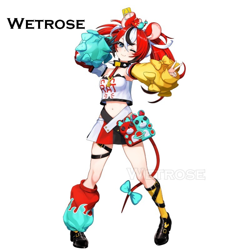 [Deposit-Poll] Wetrose Hakos Baelz Hololive EN Vtuber Cosplay Costume