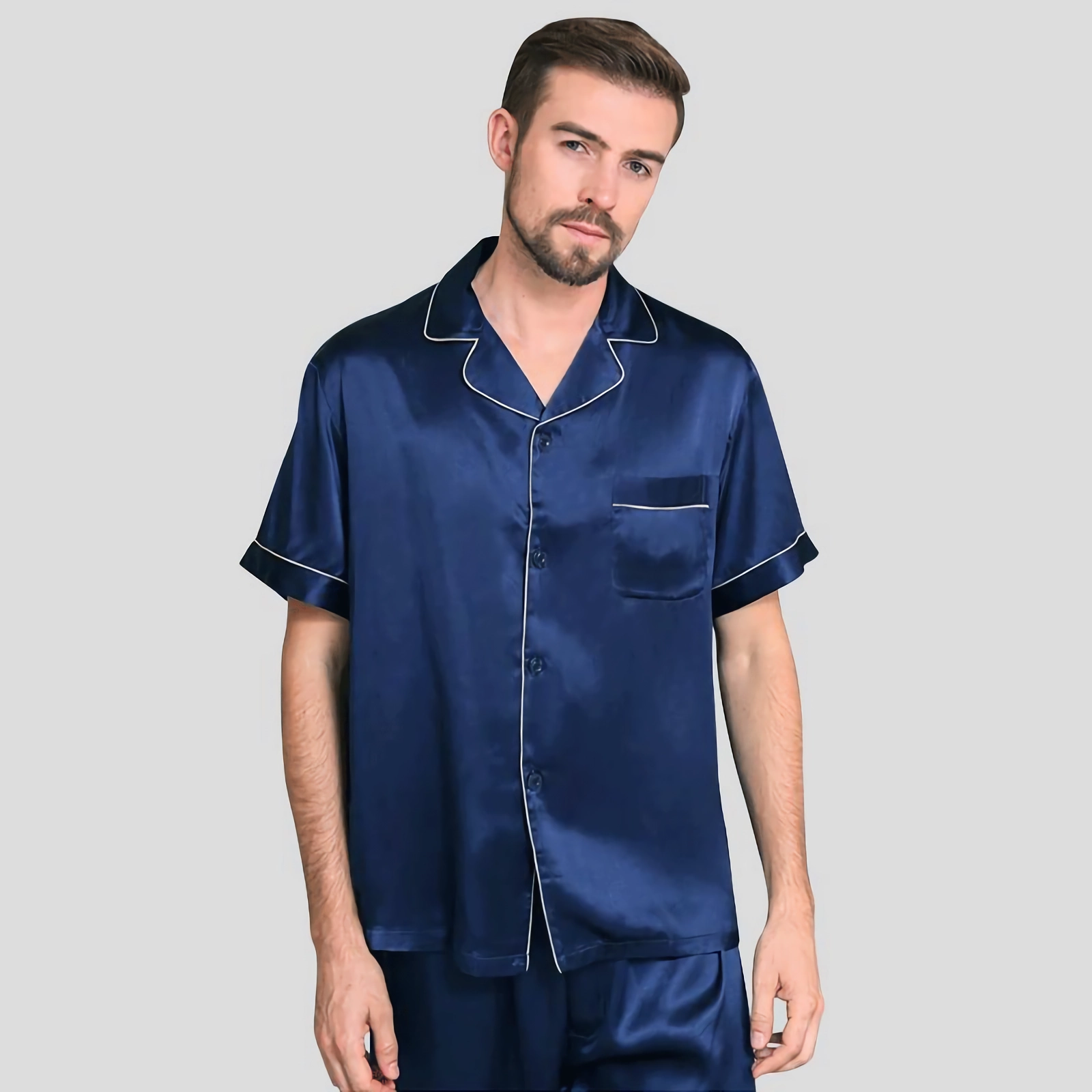 19 Momme Silk Pajamas Set for Men | Multi-Colors REAL SILK LIFE