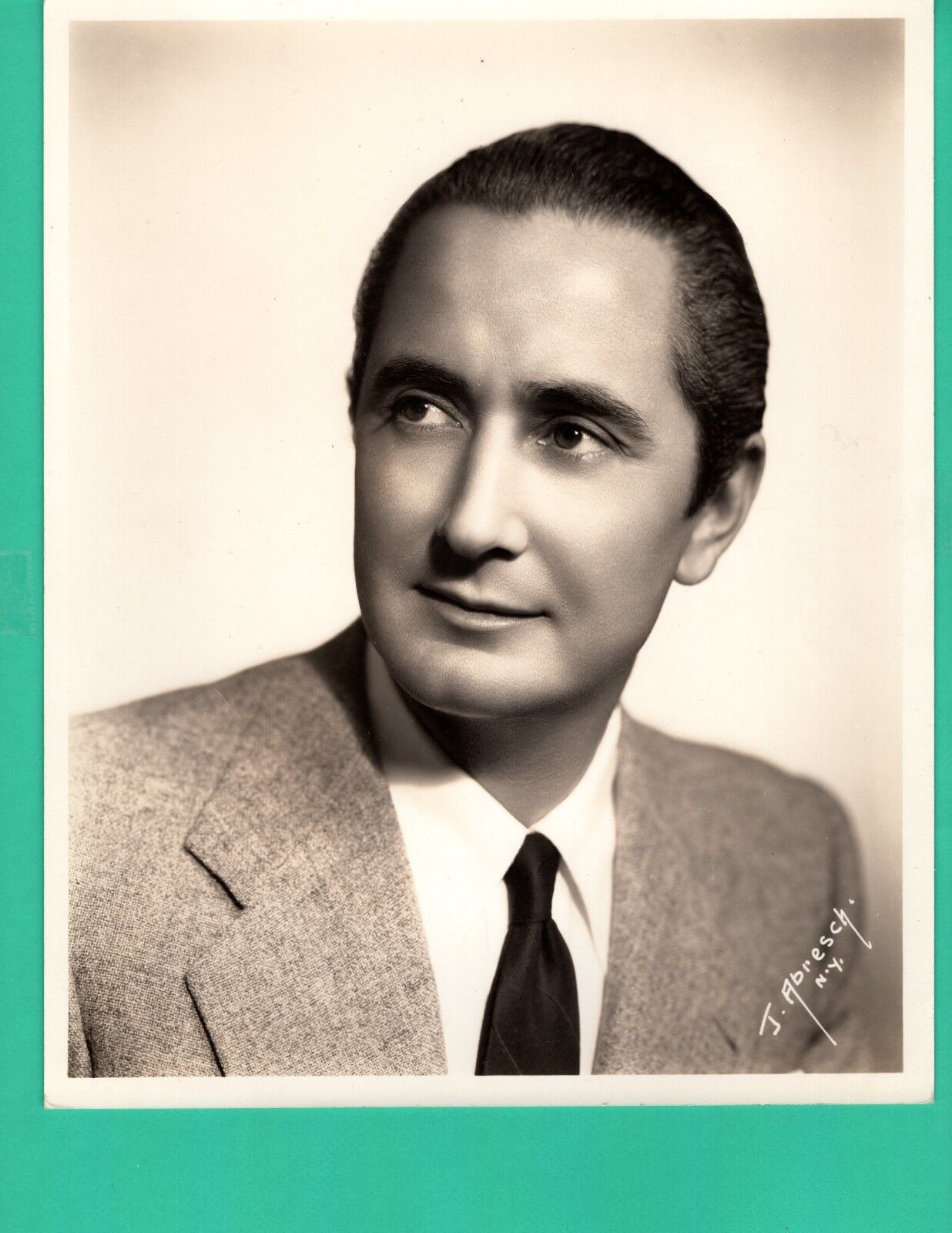 NINO MARTINI Italian Opera Singer Tenor Actor 1930's Photo Poster painting 8x10 by J. Abresch NY