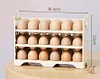 36pcs Egg Storage Box Refrigerator Side Door Storage Rack
