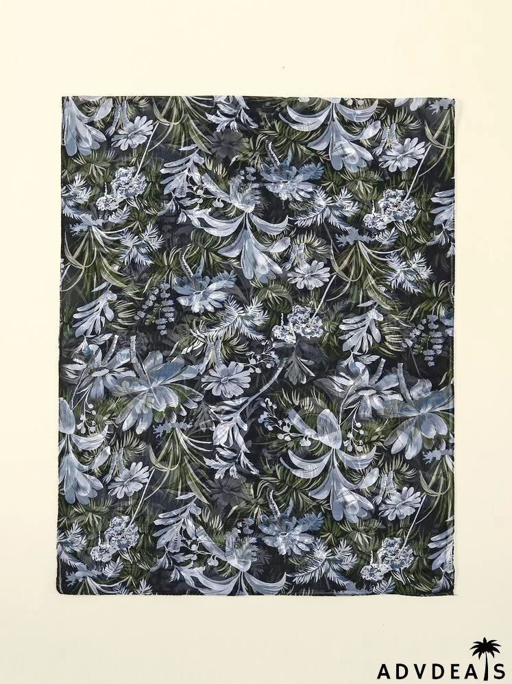 Floral Pattern Scarf