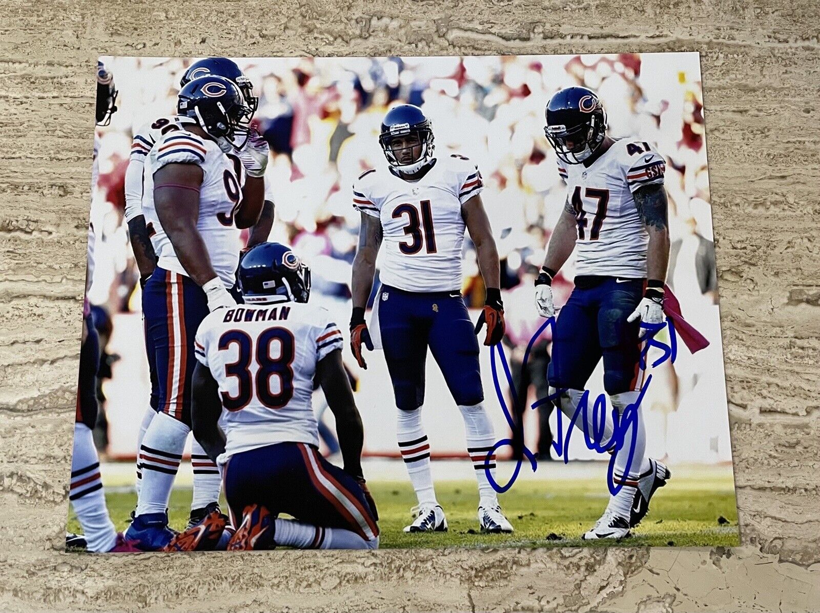 Isaiah Frey Chicago Bears Autographed Signed 8X10 Photo Poster painting W/COA