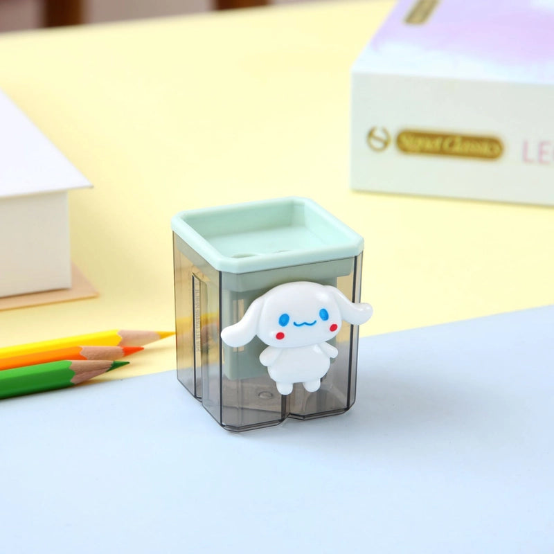 Double Hole Pencil Sharpener/children’s Cute Cartoon Pencil Sharpener Primary School Students Creative Stationery Multifunctional Pencil Sharpener