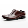 Mens British Wingtip Derby Dress Shoes