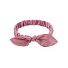 Plain Colors Bowknot Elastic Hair Head Bands
