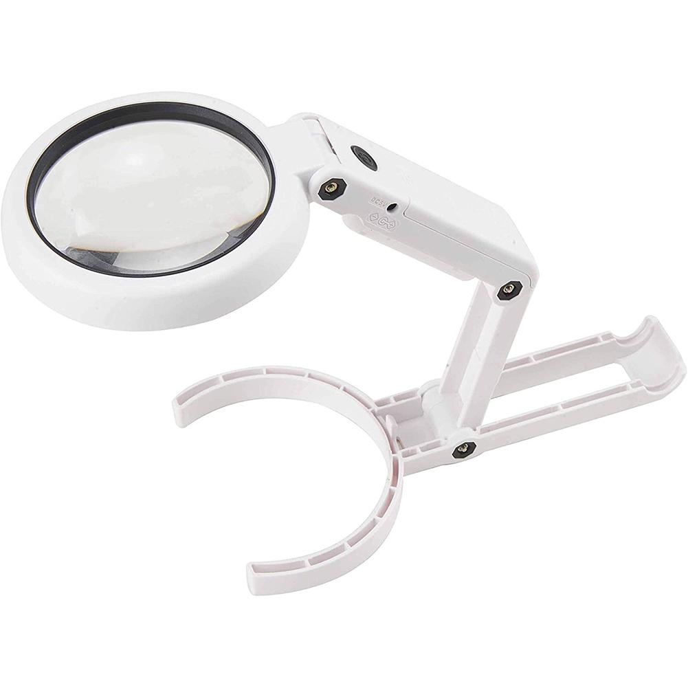 

LED Lights Handheld Desktop Reading Magnifying Glasses, 501 Original
