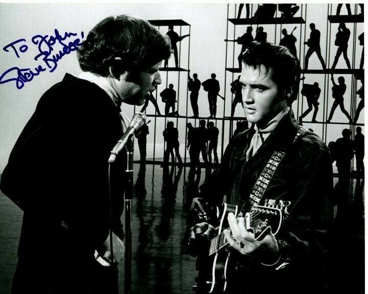 STEVE BINDER Autographed Signed w/ ELVIS PRESLEY Photo Poster paintinggraph - To John