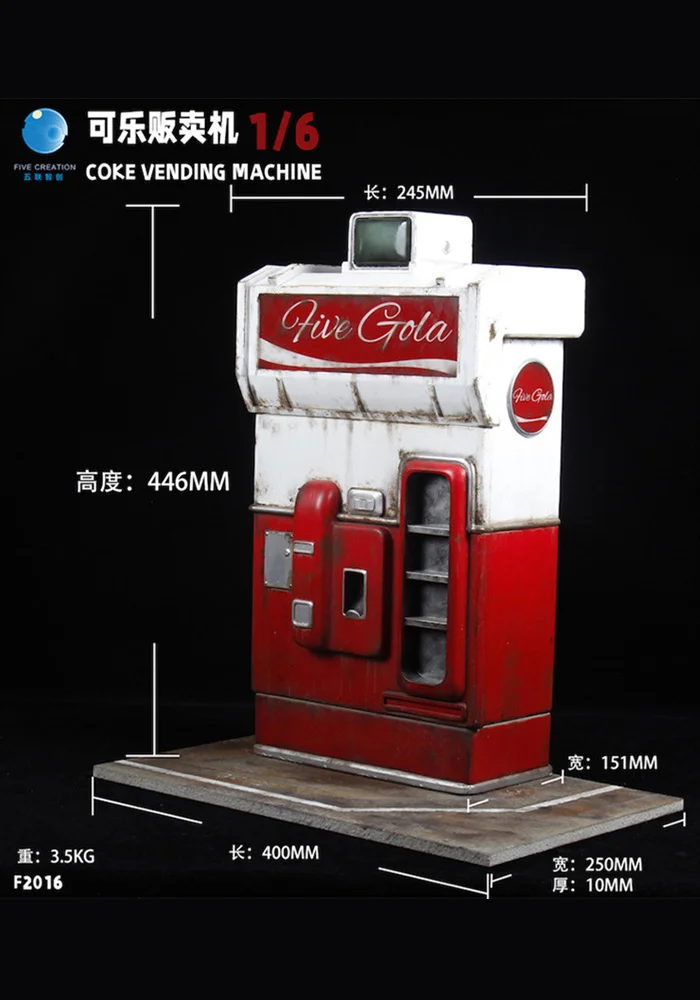 FIVETOYS F2016 1/6 Scale Coke Vending Machine Scene Platform Accessories Fit 12" Solider Action Figure Doll-aliexpress