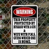 Warning - Vintage Metal Signs(12*16Inch) - Warning