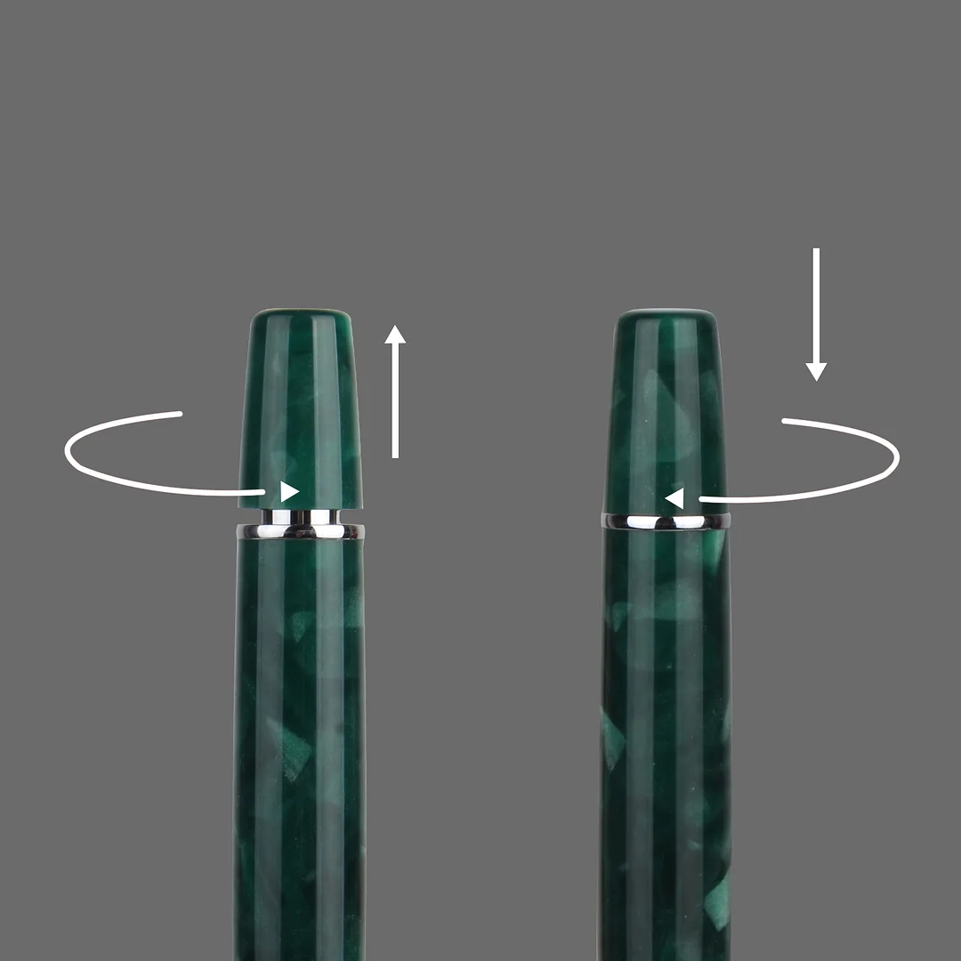 TIANZI T01 Piston-filling Fountain Pen in Darkgreen_Inking System