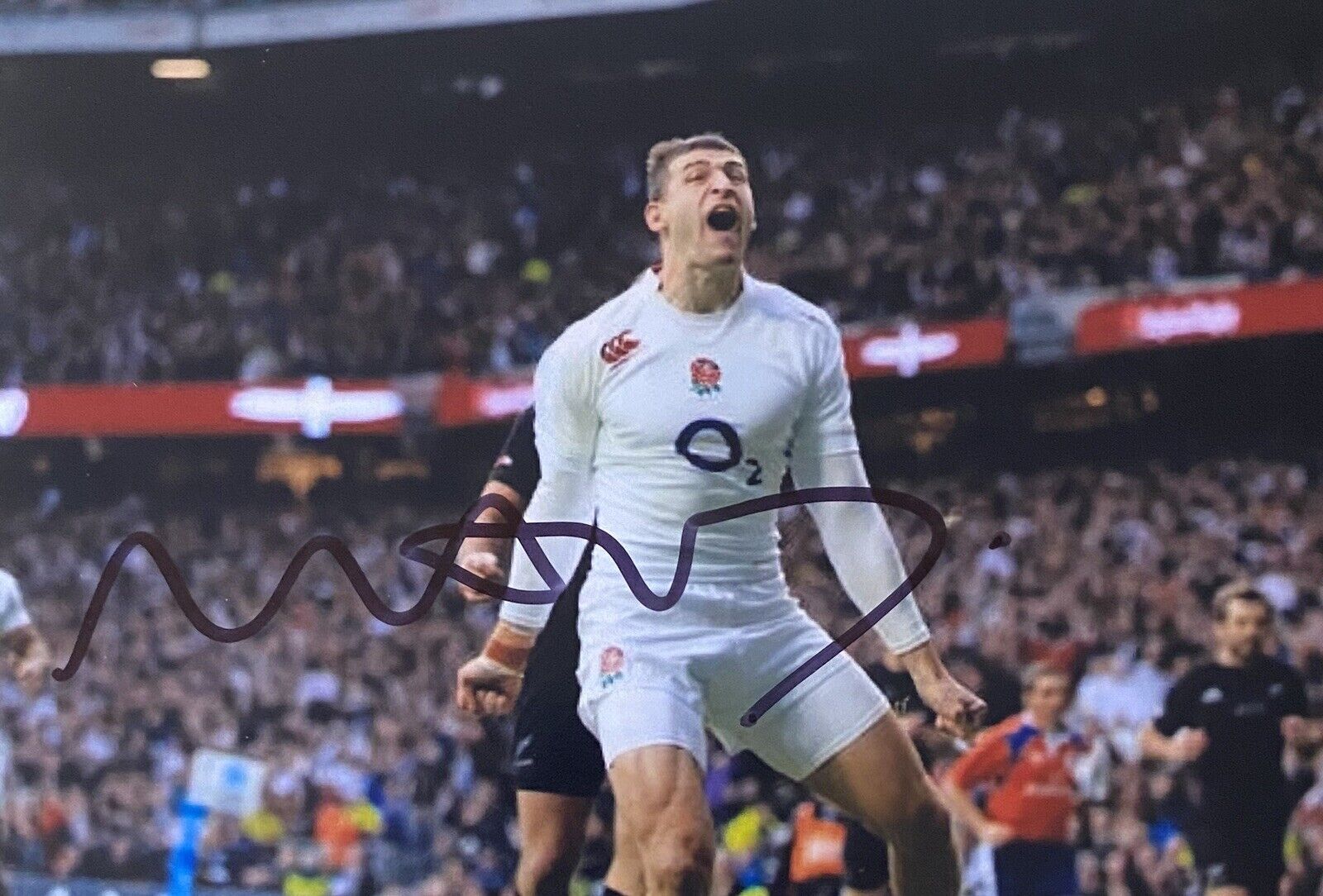 Jonny May Genuine Hand Signed England 6X4 Photo Poster painting 2