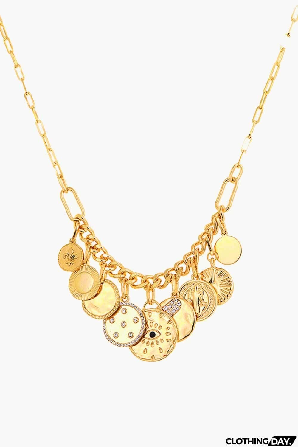 Multi-Coin Pendant Necklace