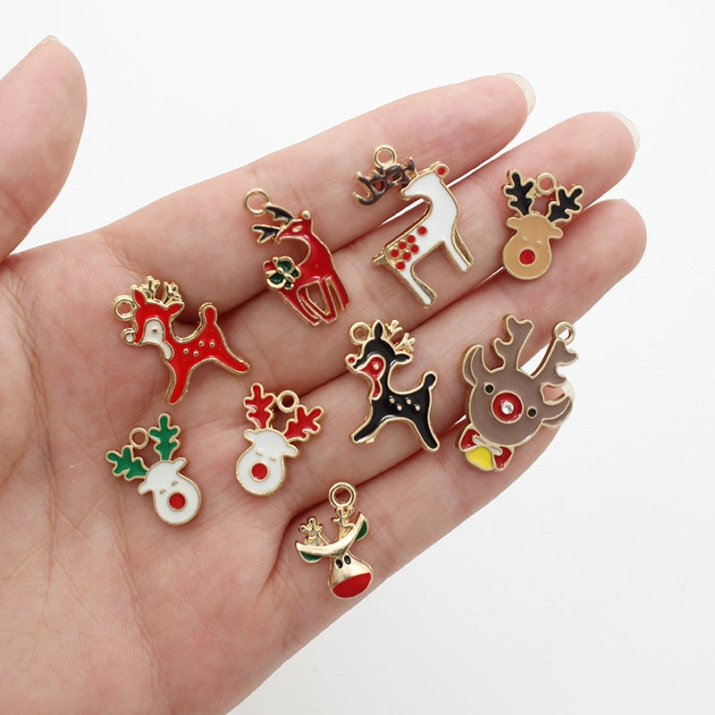 10 PCS/Package 20 * 27mm Alloy Deer Elk Pendant Jewelry Accessories