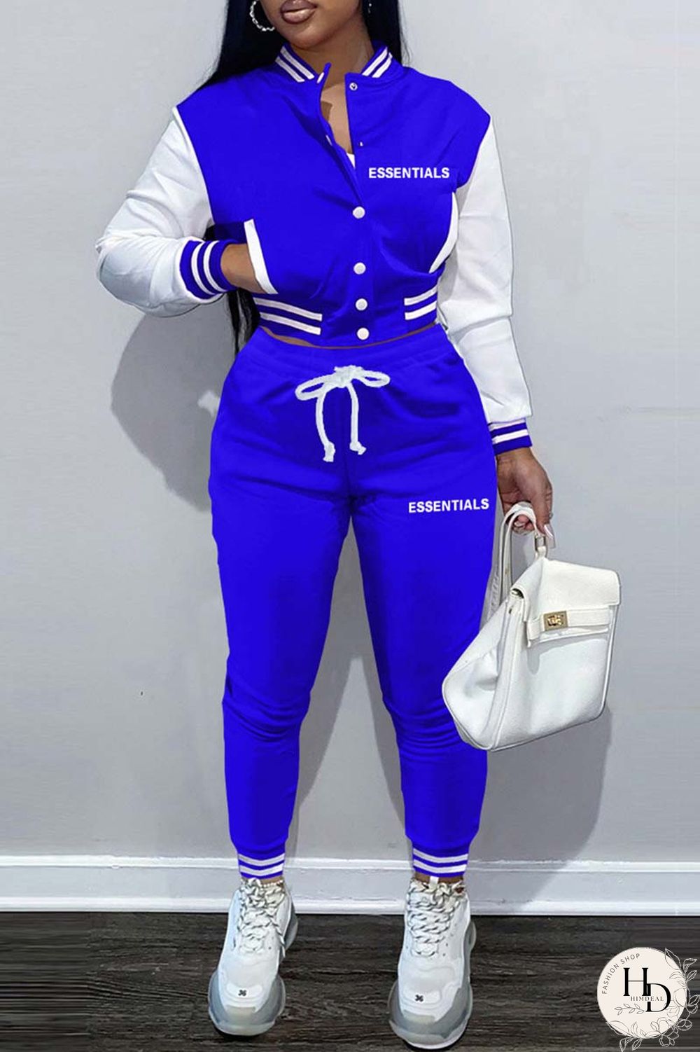 Black Casual Letter Print Patchwork Long Sleeve Two Pieces