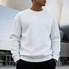 💥2025 New Arrivals!Men's Crew Neck Long-sleeved Sweatshirt, Casual Wear, Solid Color Pullover, Men's Tops for Spring, Autumn and Winter.