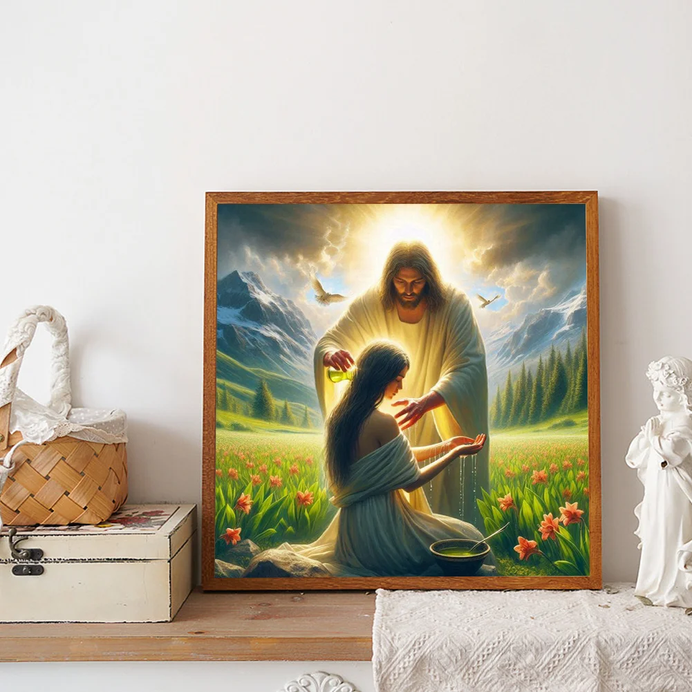 Diamond Painting - Full Round Drill - Jesus(Canvas|40*40cm)