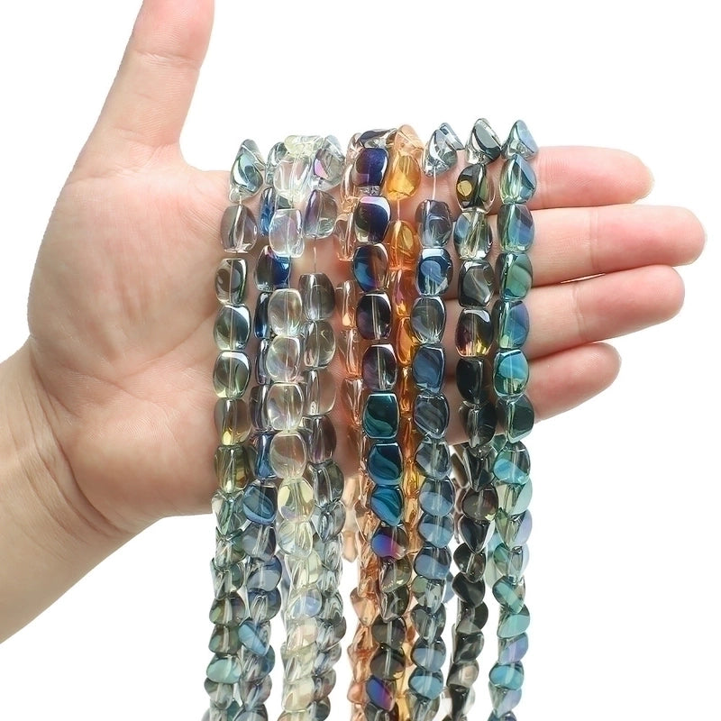 20 PCS/Package 10 * 12mm Glass Irregular Beads