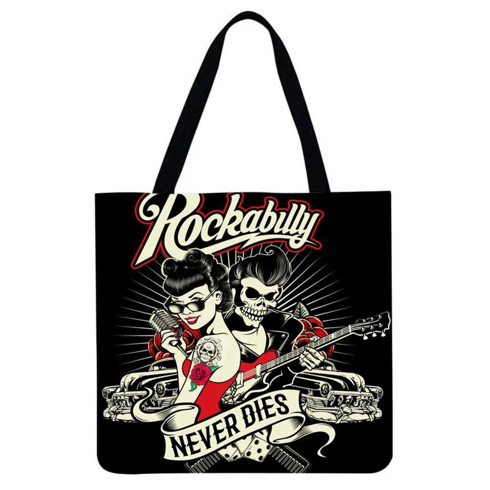 Linen Tote Bag-Rock