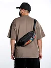 Fashion Brand Waist Bag 2025 New Single Shoulder Messenger Bag Chest Bag Men's Bag Student Casual Shoulder Bag Messenger Bag