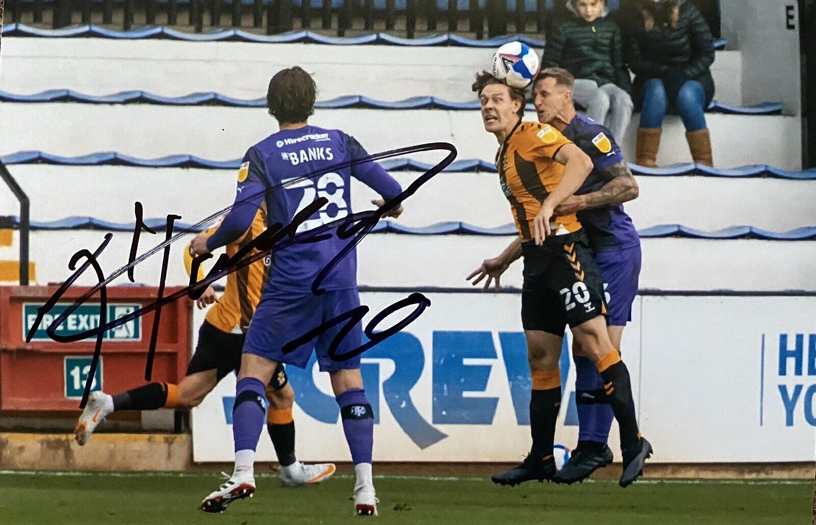 Joe Ironside Genuine Hand Signed Cambridge United 6X4 Photo Poster painting 2