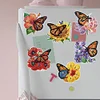 6pcs/set DIY Diamond Painting Fridge Magnetic Sticker Kits(Flower Butterfly)
