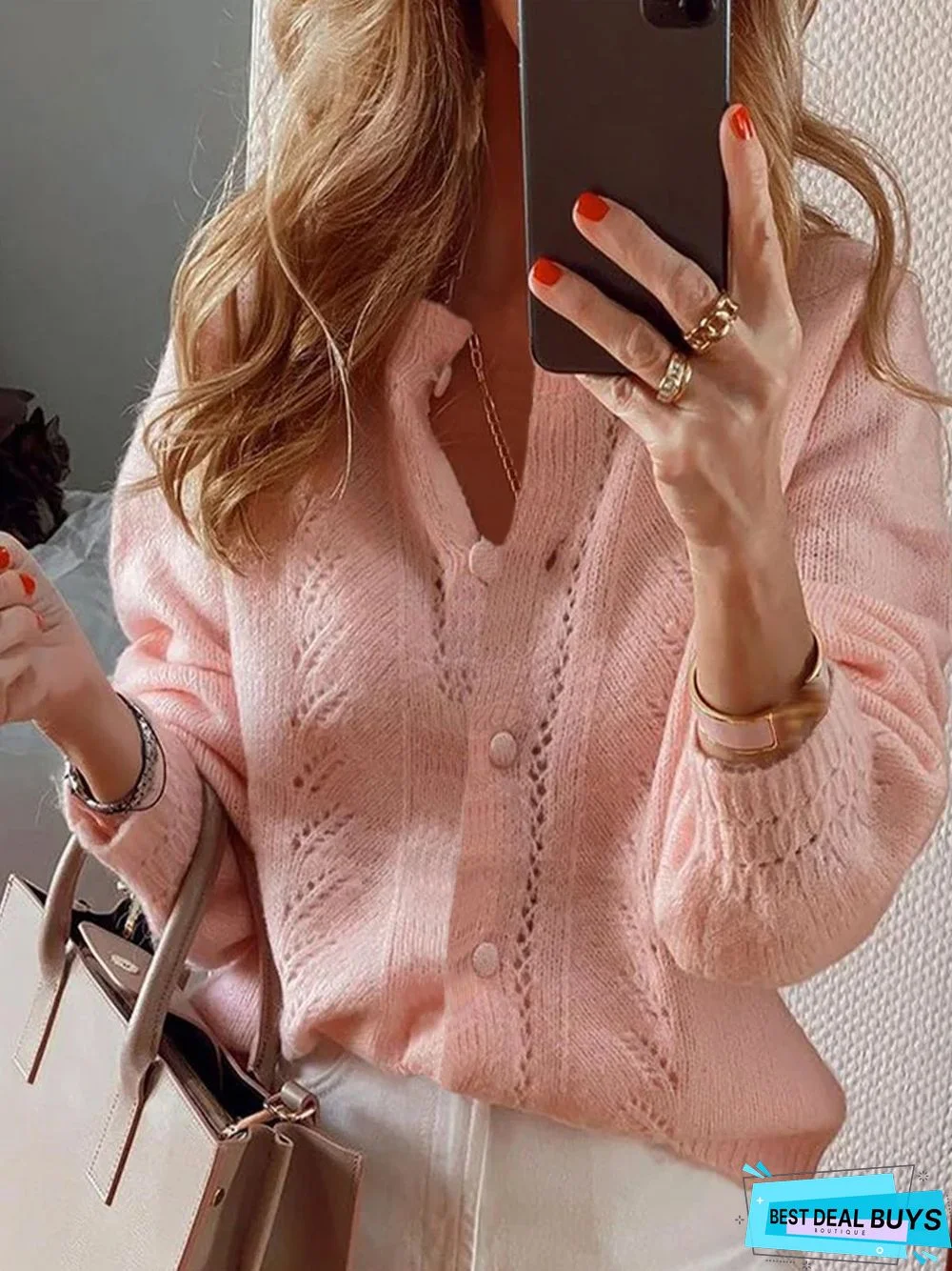 Casual Long Sleeve Outwear Cardigan