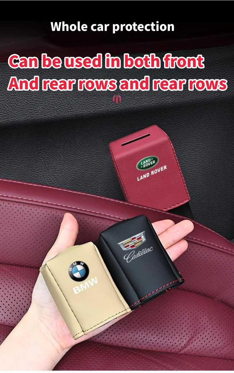 Car seat belt buckle base protective cover